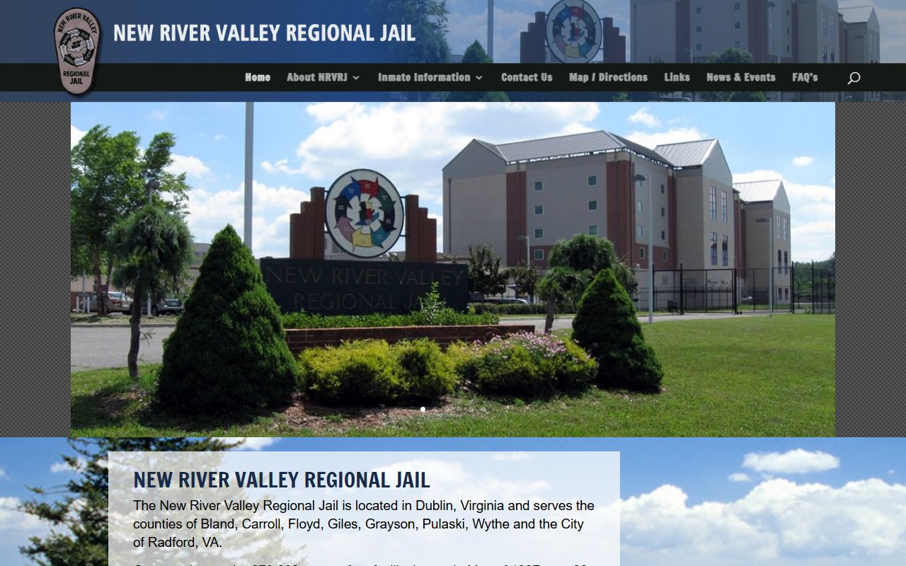 New River Valley Regional Jail facility overview for Grayson County inmate lookup